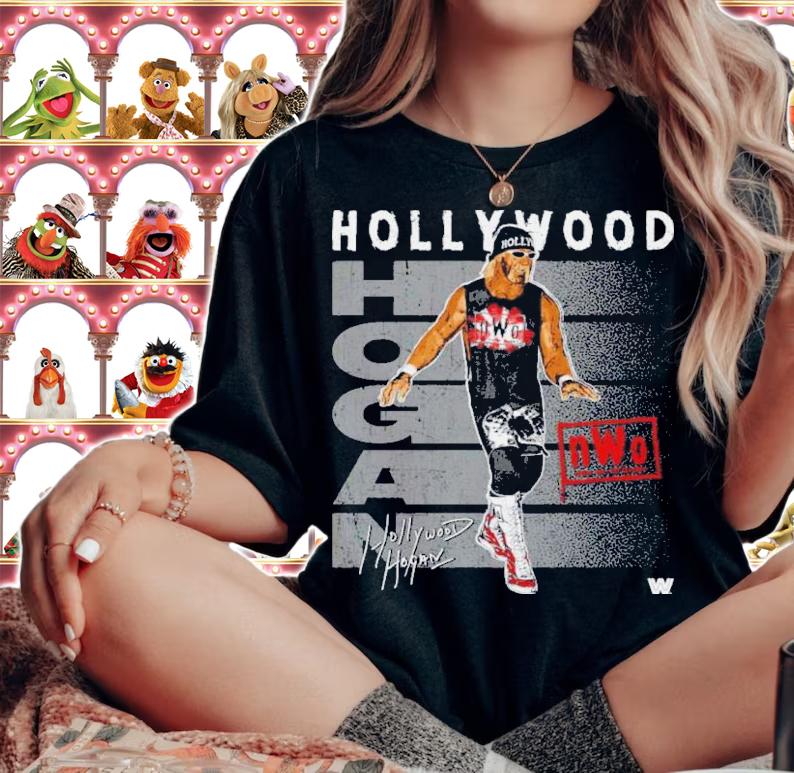 Hulk Hogan Hollywood Name Bars WWE Shirt t-shirt