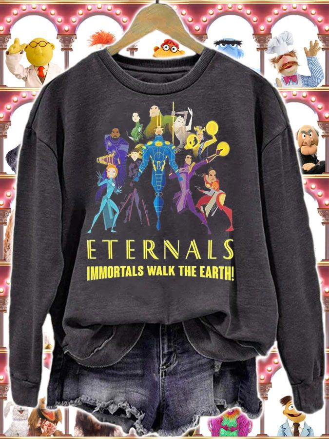 Marvel Eternals Immortals Walk the Earth T-shirt t-shirt