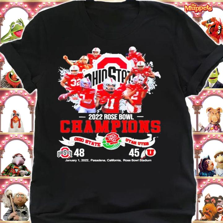 Ohio State 2022 Rose Bowl Champions Ohio State 48 45 Utah Utes Shirt t-shirt shirt