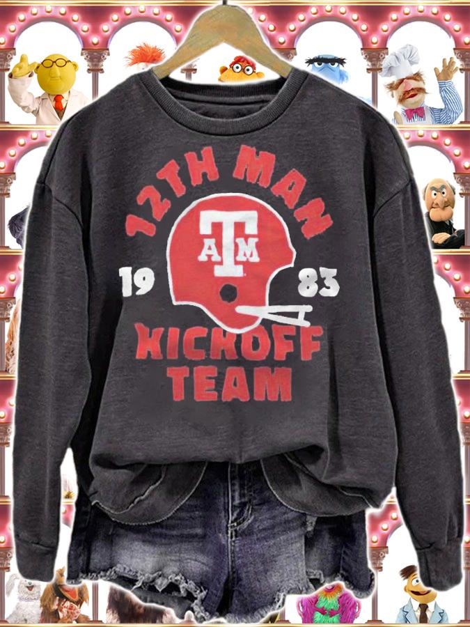 The 12th Man Kickoff team 1983 T-shirt t-shirt sweatshirt