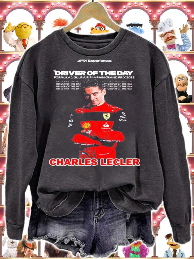 Charles Leclerc Ferrari F1 Wins 2022 Bahrain Grand Prix T-Shirt t-shirt sweatshirt