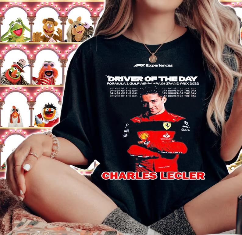 Charles Leclerc Ferrari F1 Wins 2022 Bahrain Grand Prix T-Shirt t-shirt woman shirt