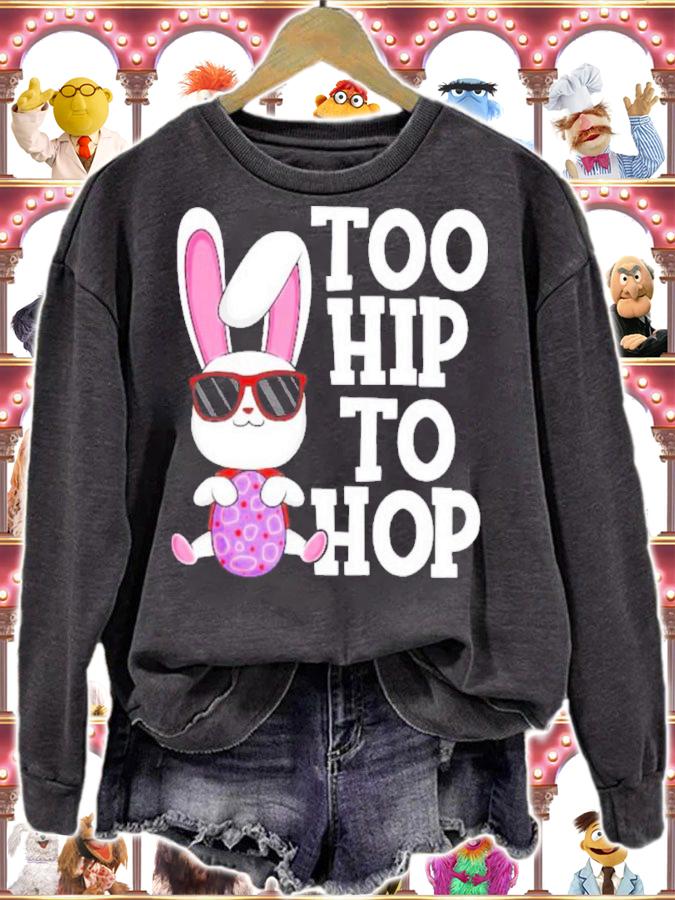 Easter Day Hip Hop Bunny Sunglasses Egg Hunt Shirt t-shirt sweatshirt