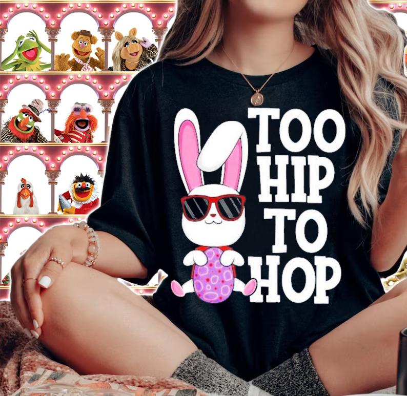 Easter Day Hip Hop Bunny Sunglasses Egg Hunt Shirt t-shirt woman shirt