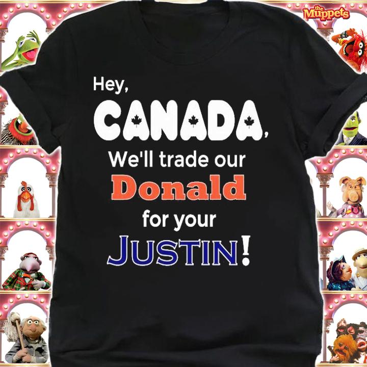 Funny Trade Donald For Justin T-Shirt t-shirt
