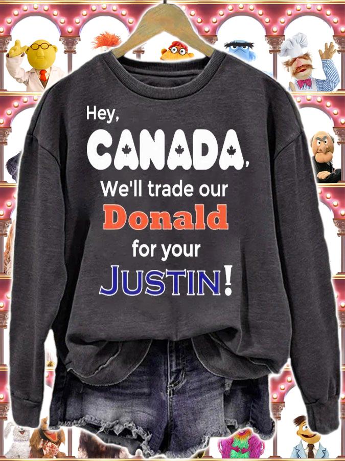Funny Trade Donald For Justin T-Shirt t-shirt