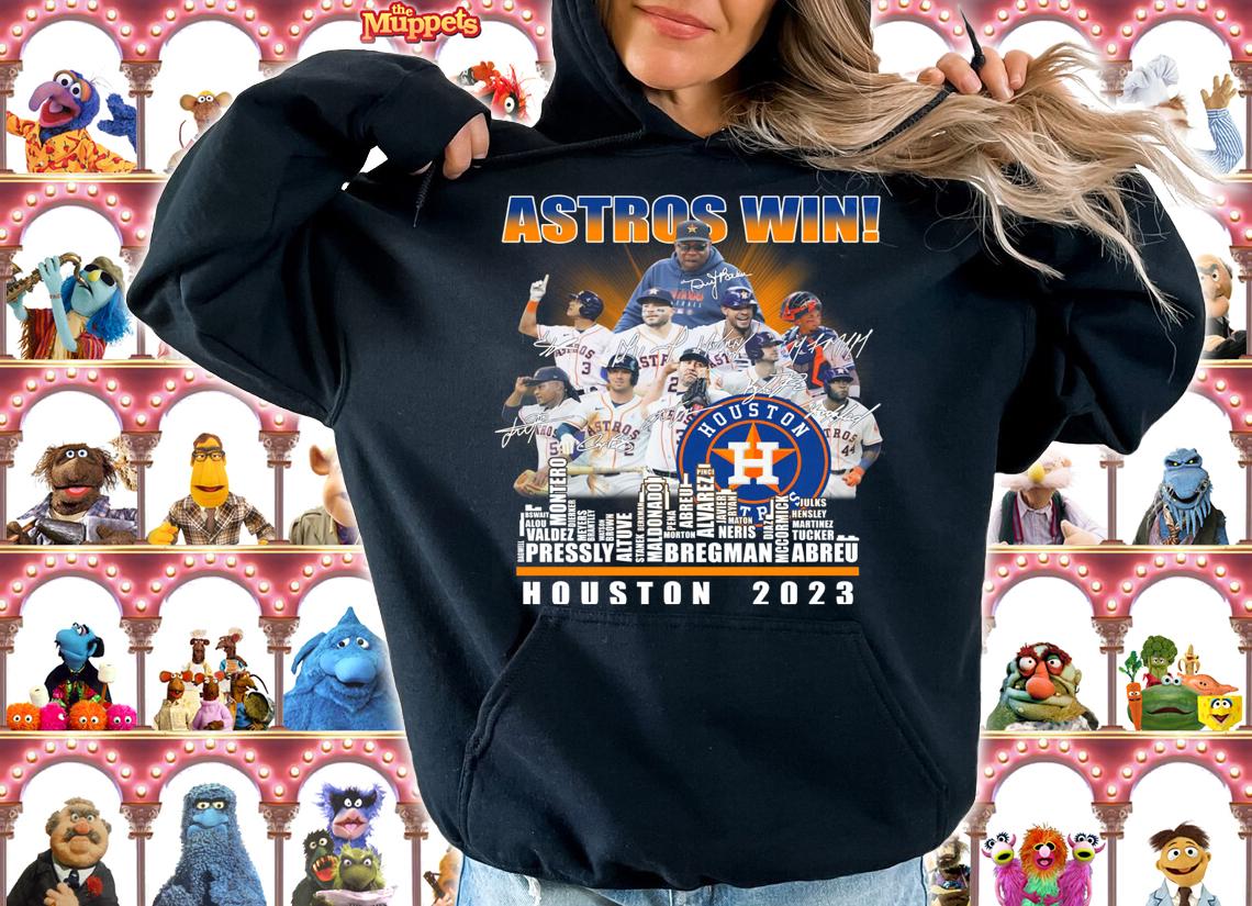 Houston Astros Win Houston 2023 Signatures t-shirt hoodie