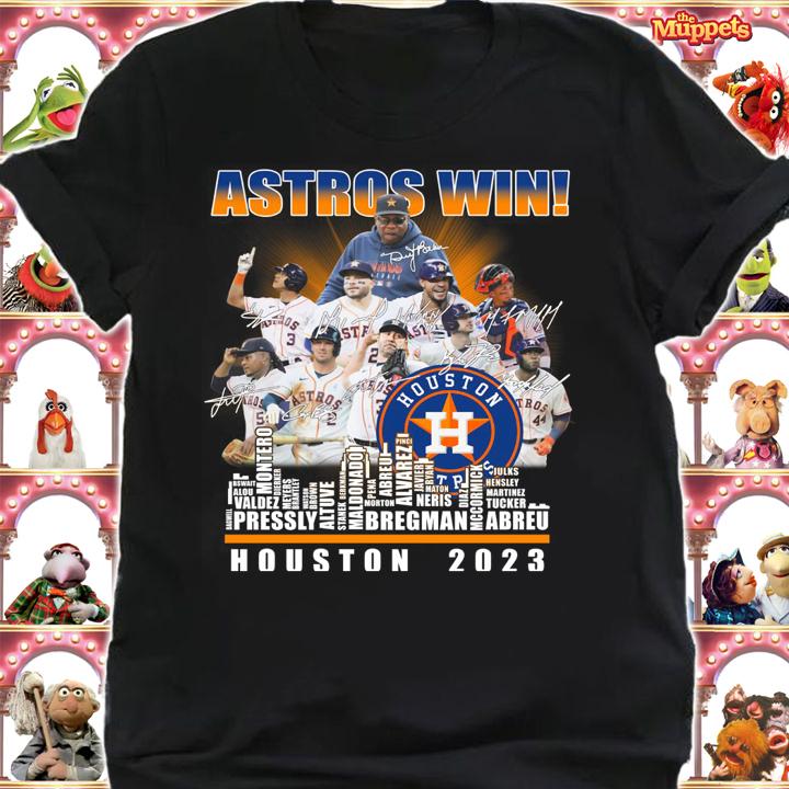 Houston Astros Win Houston 2023 Signatures t-shirt shirt