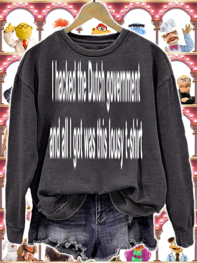 I hacked the dutch government and all I got was this lousy t-shirt t-shirt