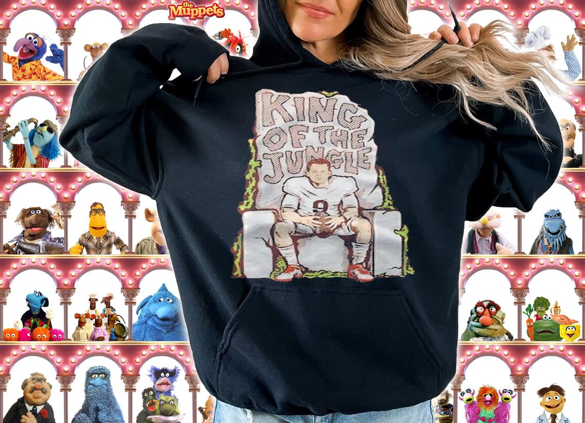 Joe Burrow King Of The Jungle football T-shirt t-shirt
