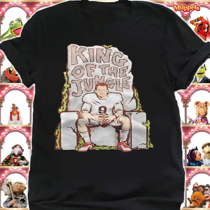 Joe Burrow King Of The Jungle football T-shirt t-shirt
