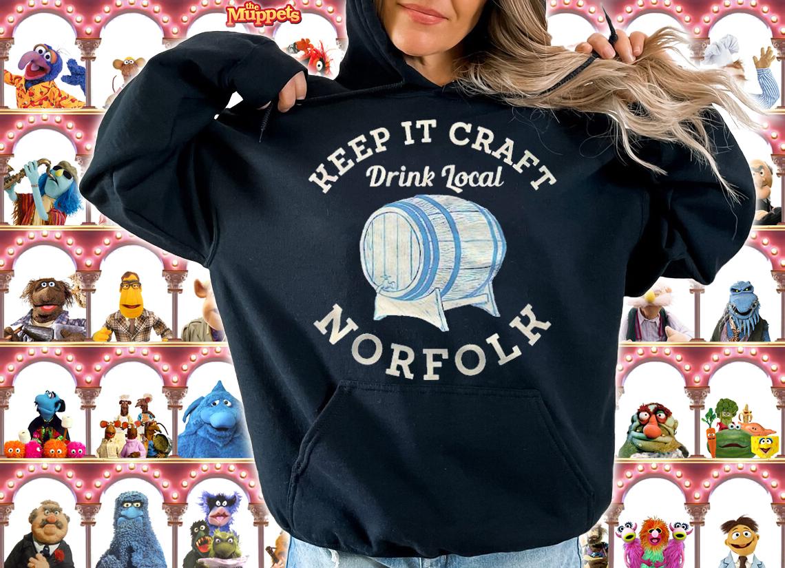 Keep it craft drink local norfolk T-shirt t-shirt hoodie