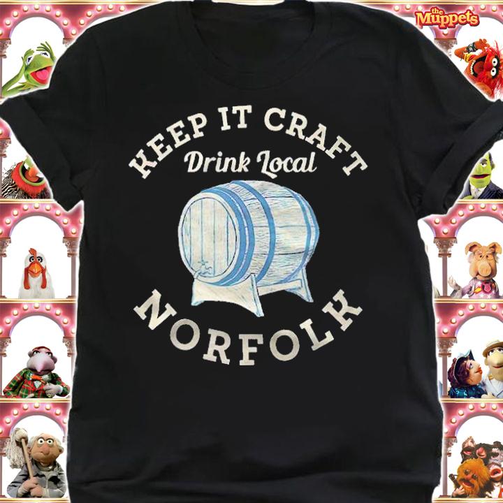 Keep it craft drink local norfolk T-shirt t-shirt shirt
