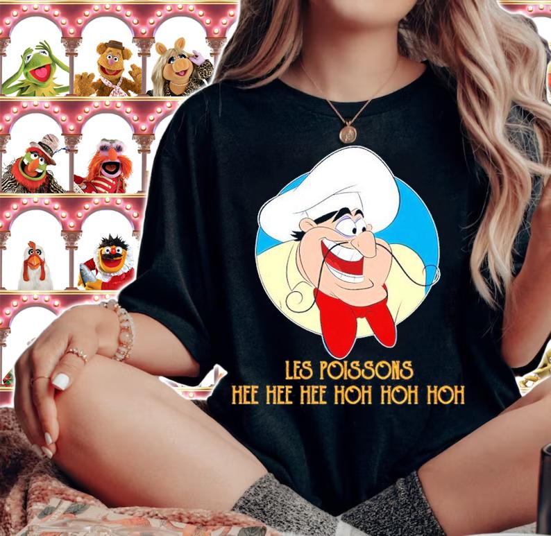 Les Poissons Hee Hee Hee Hoh Hoh Hoh Shirt t-shirt woman shirt