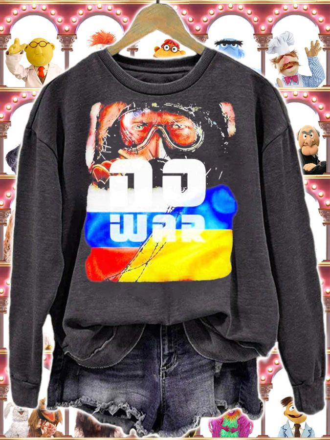 No War Russia And Ukraine Flag Soldier Art T-Shirt t-shirt