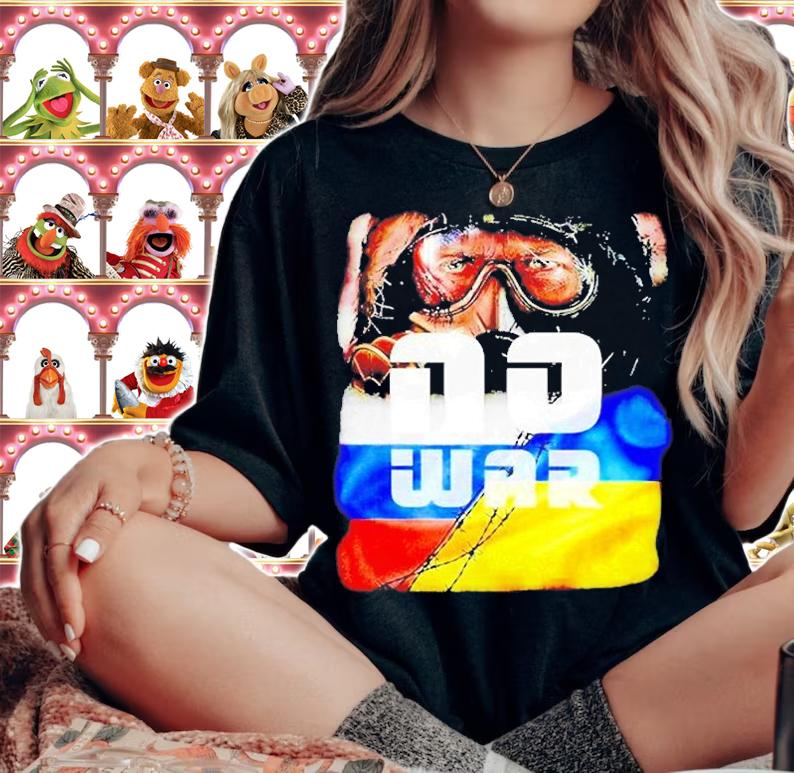 No War Russia And Ukraine Flag Soldier Art T-Shirt t-shirt