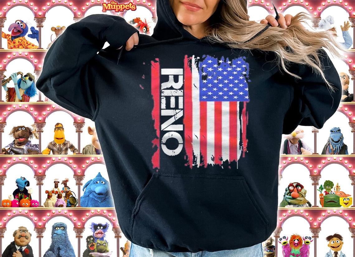 Reno Men And Women American Flag Shirt t-shirt