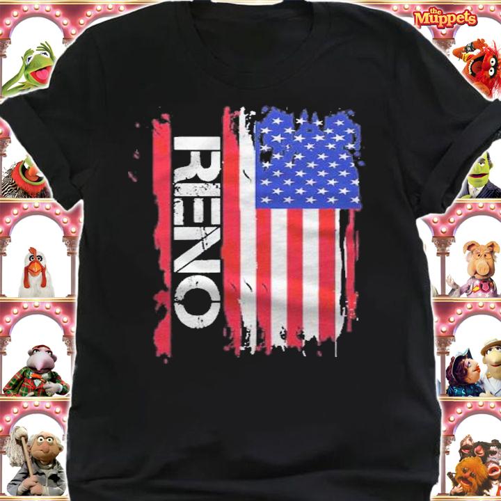 Reno Men And Women American Flag Shirt t-shirt