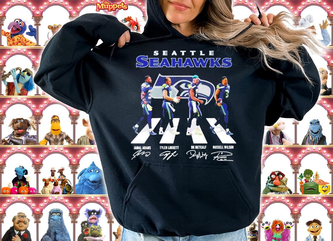Seattle Seahawks Football Team Abbey Road Signatures Shirt t-shirt