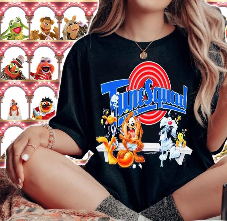 Space Jam Tune Squad Group T-Shirt t-shirt woman shirt