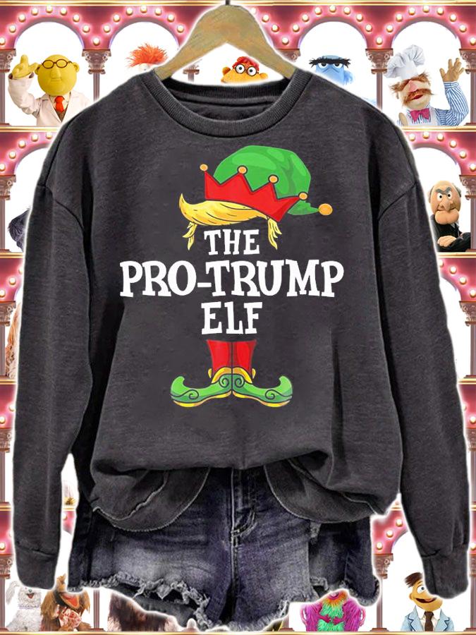 The Pro Trump Elf Matching Family Christmas T-Shirt t-shirt sweatshirt