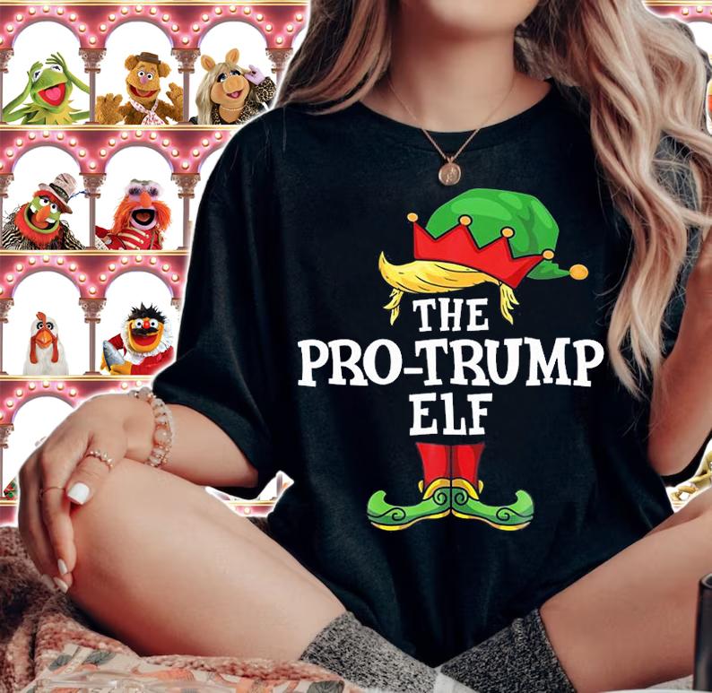 The Pro Trump Elf Matching Family Christmas T-Shirt t-shirt woman shirt