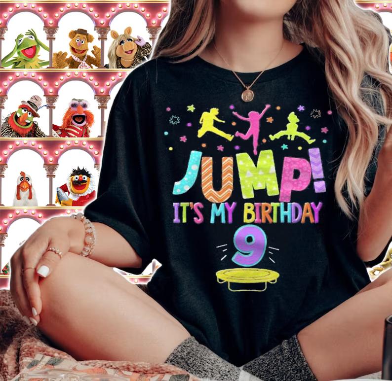 Trampoline Birthday Party For Girls Shirt t-shirt