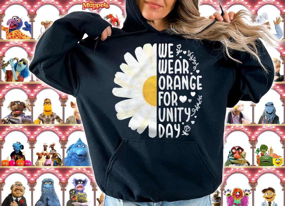 Unity Day Orange We Wear Orange For Unity Day Daisy Flower Shirt t-shirt hoodie