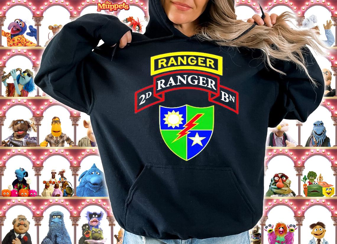 Us Army Ranger 2Nd Battalion Bn Scroll Ranger Tab Dui T-Shirt t-shirt hoodie