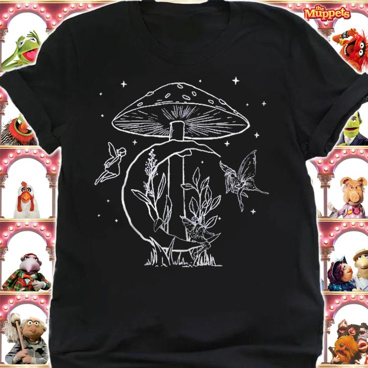 Fairycore Aesthetic Fairycore Grunge Mushroom Moon Fairies Shirt t-shirt shirt