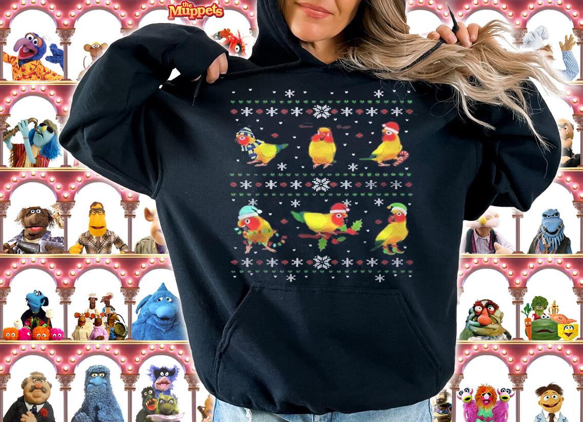 Funny Santa Parrot Decorations Sun Conure Ugly Christmas Shirt t-shirt hoodie