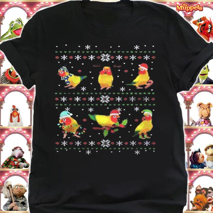 Funny Santa Parrot Decorations Sun Conure Ugly Christmas Shirt t-shirt shirt