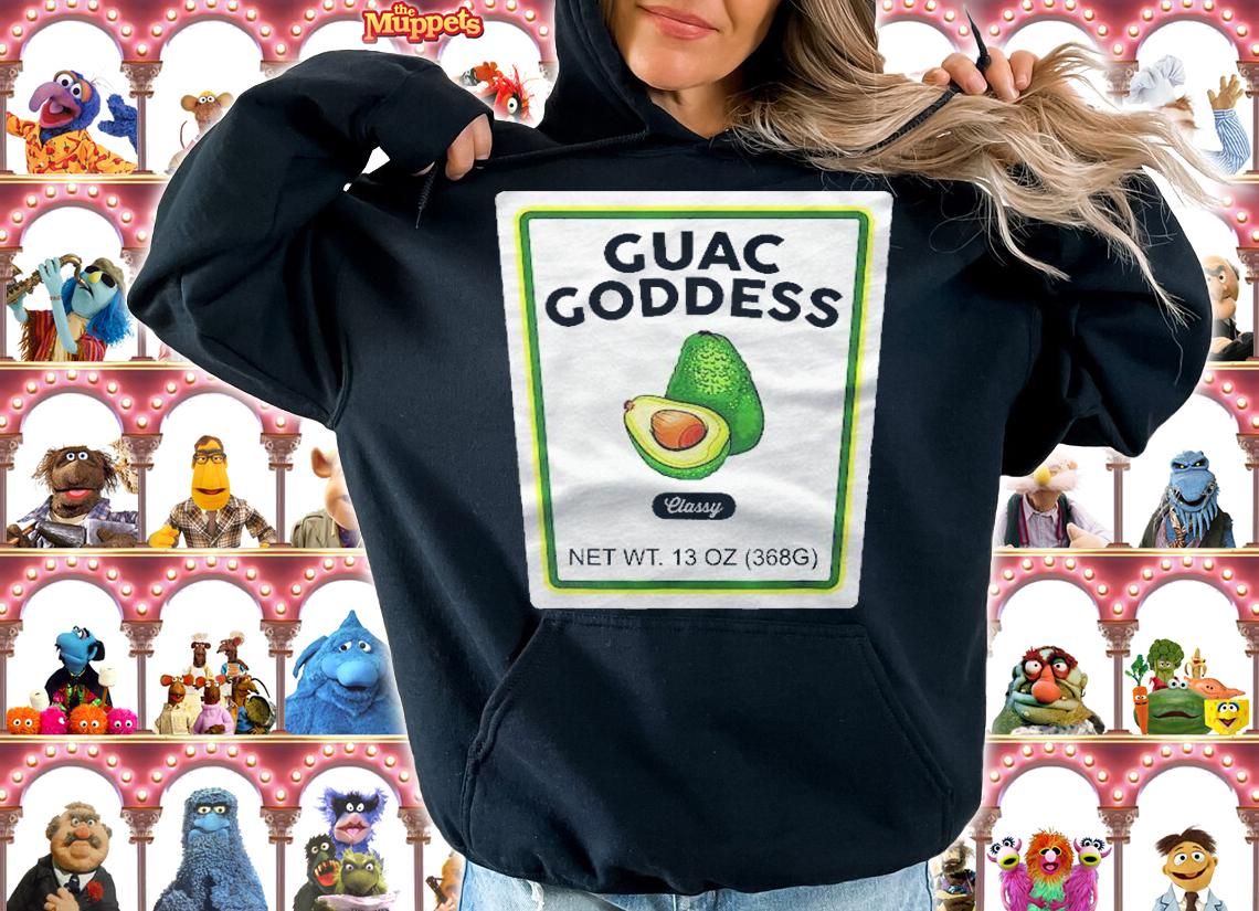 Halloween Matching Costume Guacamole Goddess Bottle Label Shirt t-shirt