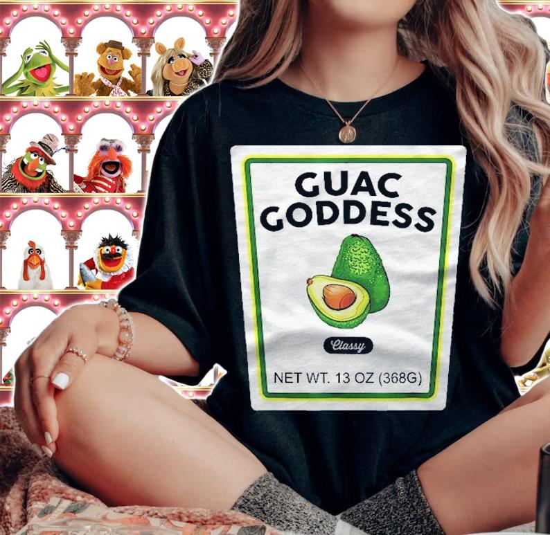 Halloween Matching Costume Guacamole Goddess Bottle Label Shirt t-shirt