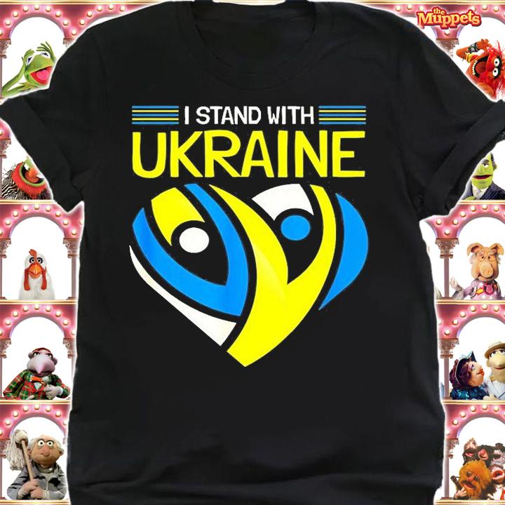 I Stand with Ukraine I Stand for Peace Anti-War Ukrainian Peace Ukraine T-Shirt t-shirt