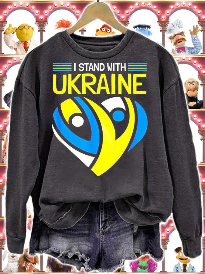 I Stand with Ukraine I Stand for Peace Anti-War Ukrainian Peace Ukraine T-Shirt t-shirt