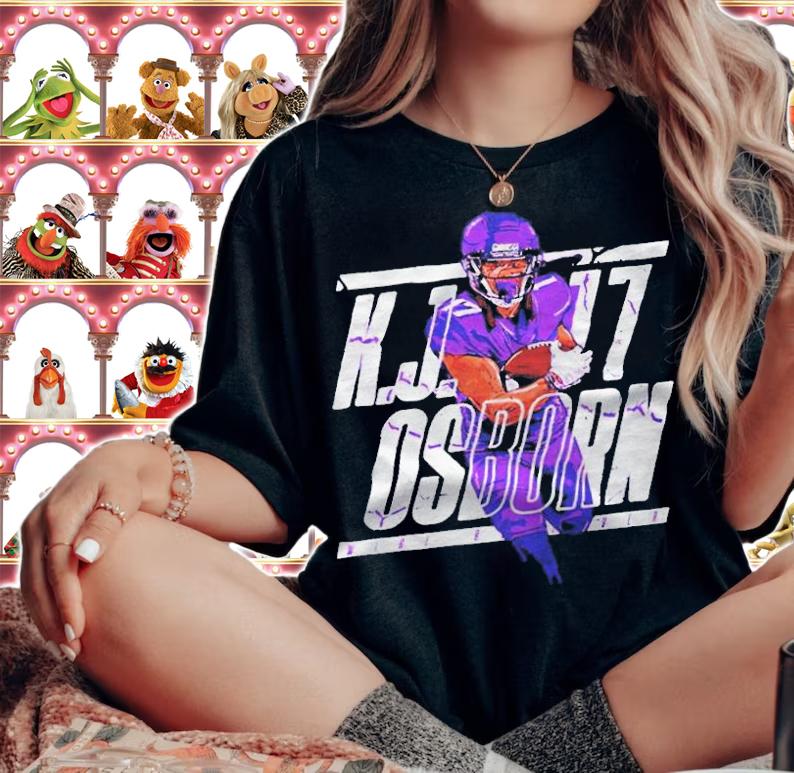 Kj Osborn Minnesota Viking T-shirt t-shirt woman shirt