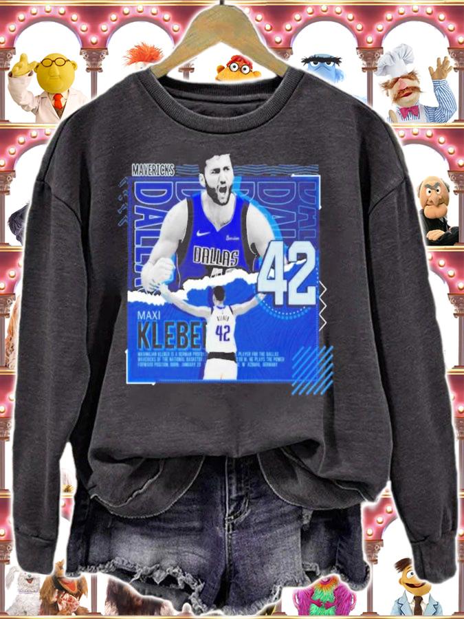 Maxi Kleber Basketball Paper Poster Mavericks Shirt t-shirt