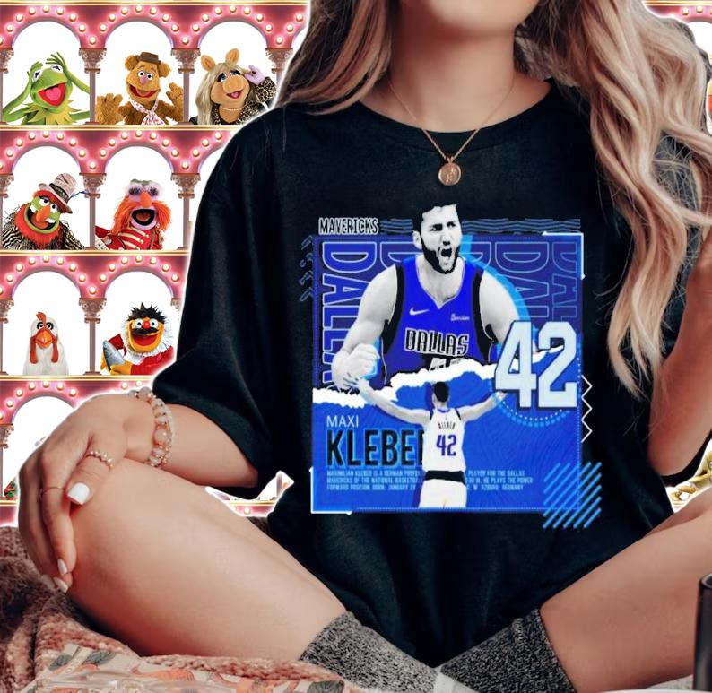 Maxi Kleber Basketball Paper Poster Mavericks Shirt t-shirt