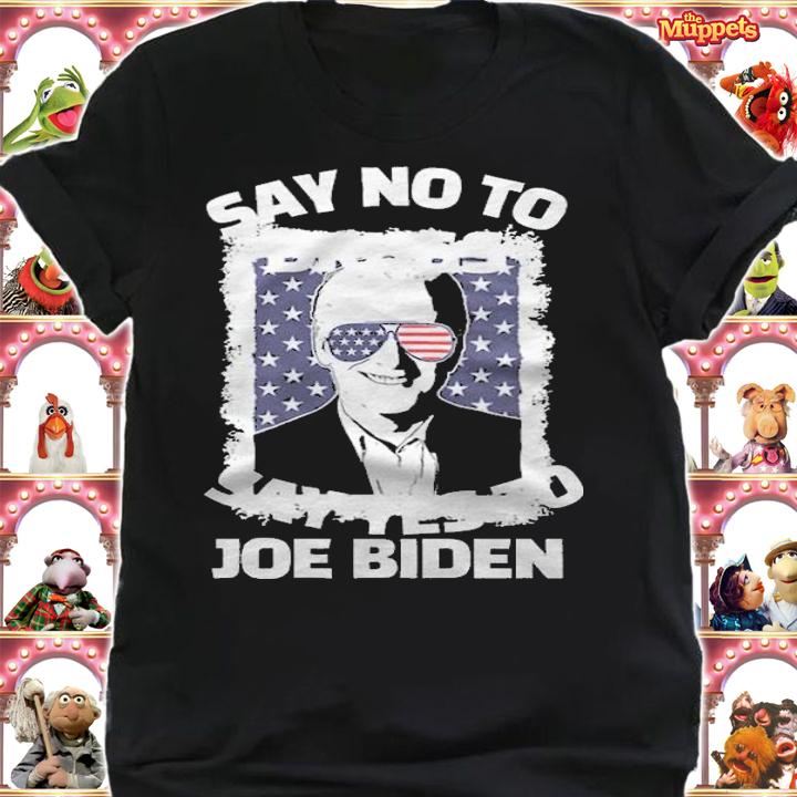 Say No To Drugs Say Yes To Joe Biden Photo USA Flag T-Shirt t-shirt