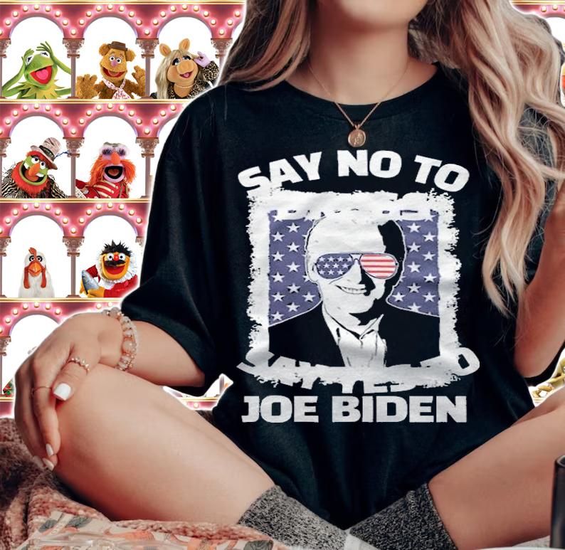 Say No To Drugs Say Yes To Joe Biden Photo USA Flag T-Shirt t-shirt