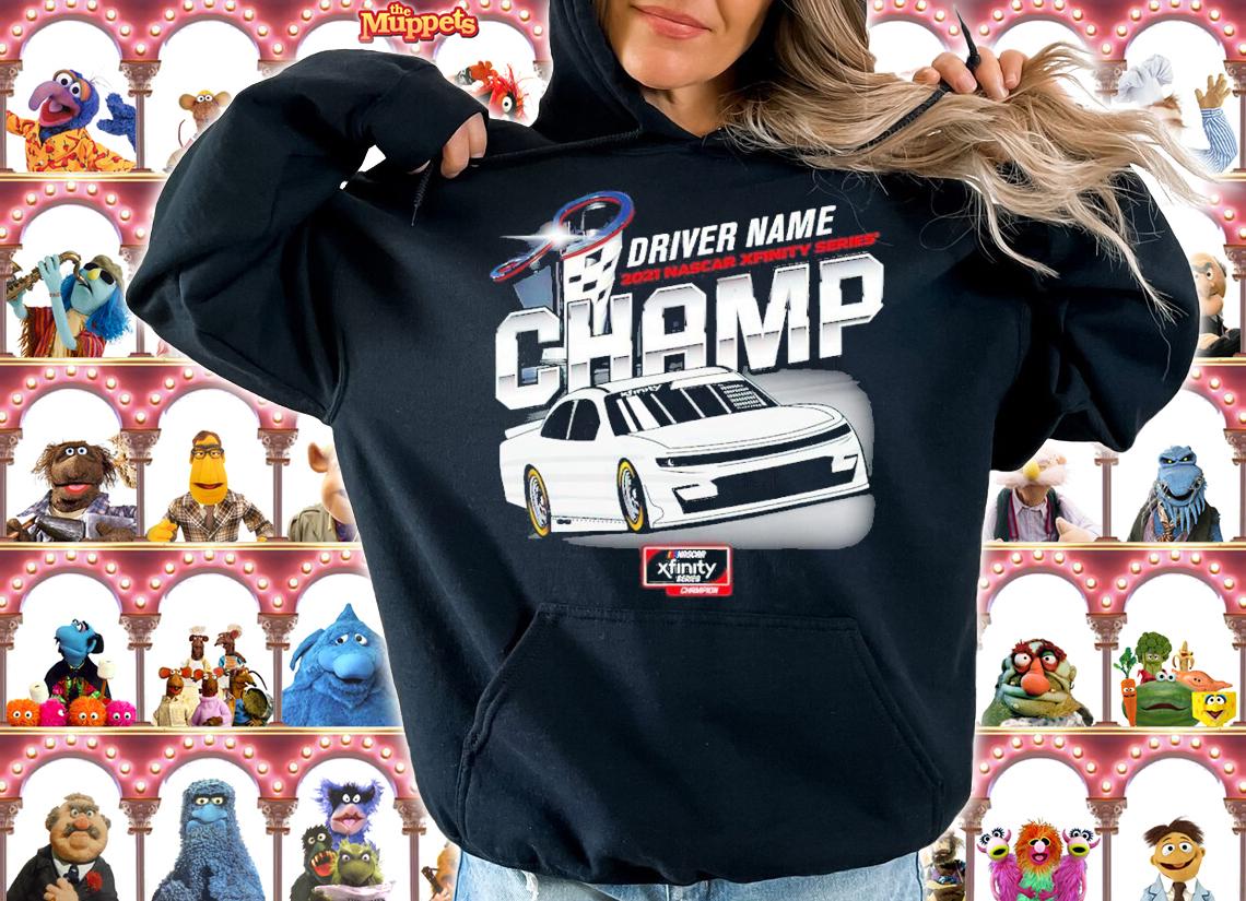 Driver Name Daniel Hemric Checkered Flag 2021 NASCAR Xfinity Series Champion Poppy Bank Shirt t-shirt hoodie
