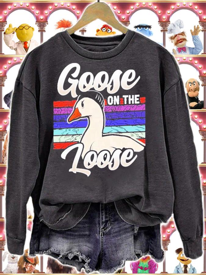 Goose On The Loose Animal Geese Shirt t-shirt sweatshirt