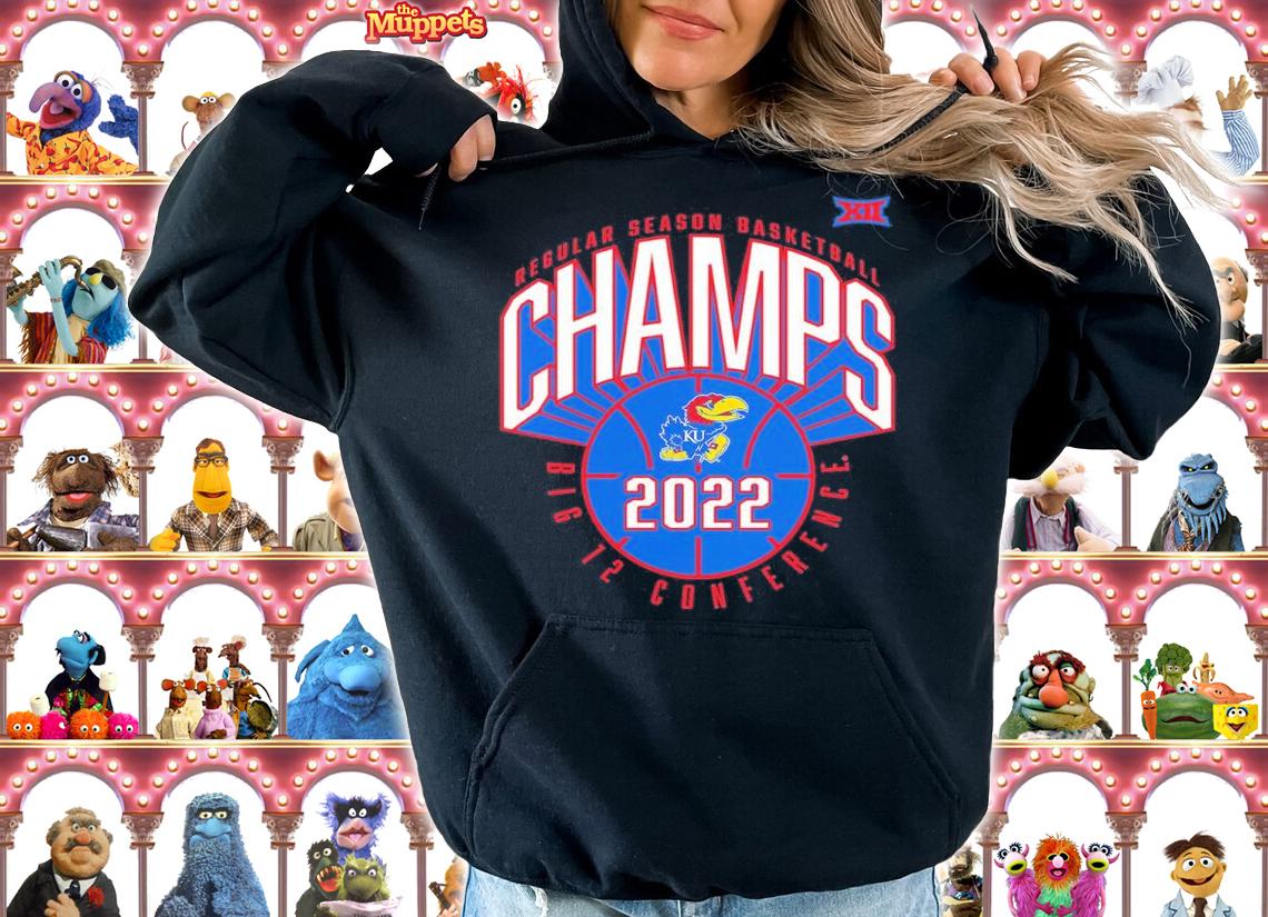 Kansas Jayhawks 2022 Big 12 Men's Basketball Regular Season Champions shirt t-shirt hoodie