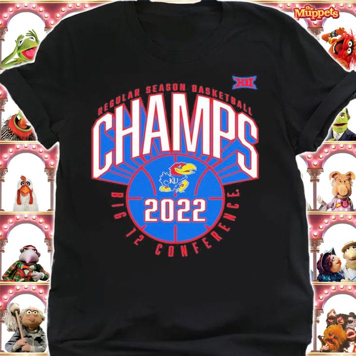 Kansas Jayhawks 2022 Big 12 Men's Basketball Regular Season Champions shirt t-shirt shirt