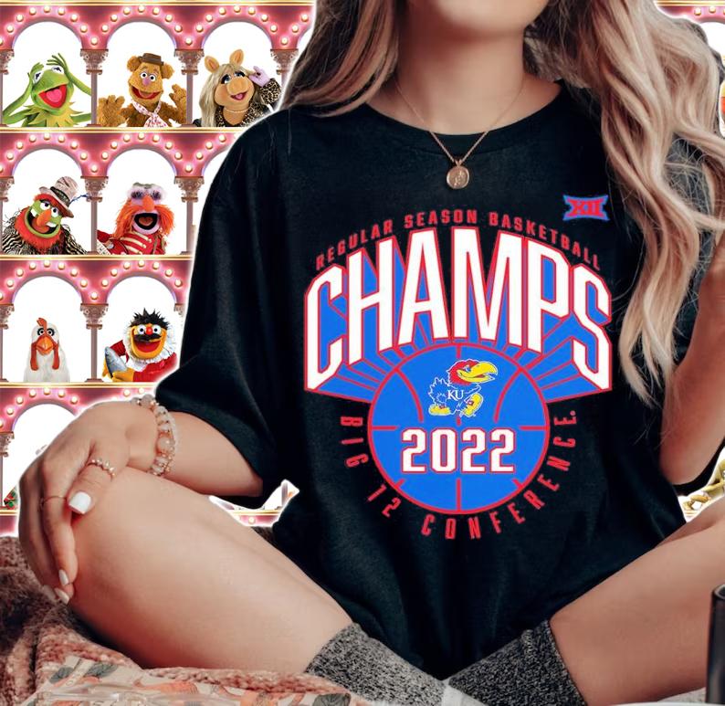 Kansas Jayhawks 2022 Big 12 Men's Basketball Regular Season Champions shirt t-shirt woman shirt