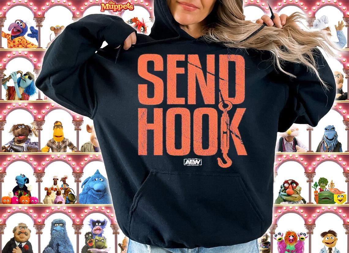 Send Hook AEW Shirt t-shirt