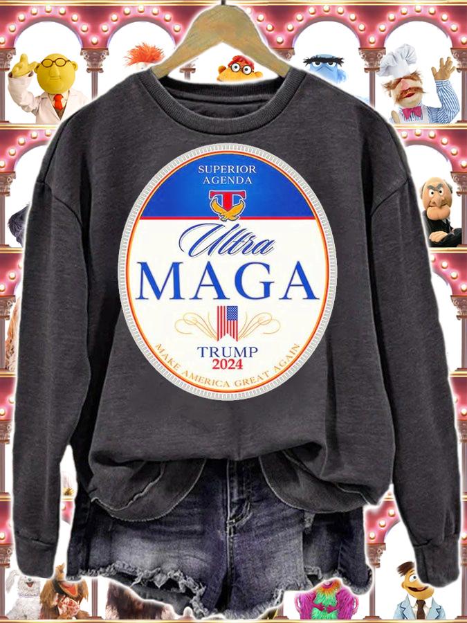 Ultra MAGA Superior Agenda Trump 2024 T-Shirt t-shirt sweatshirt