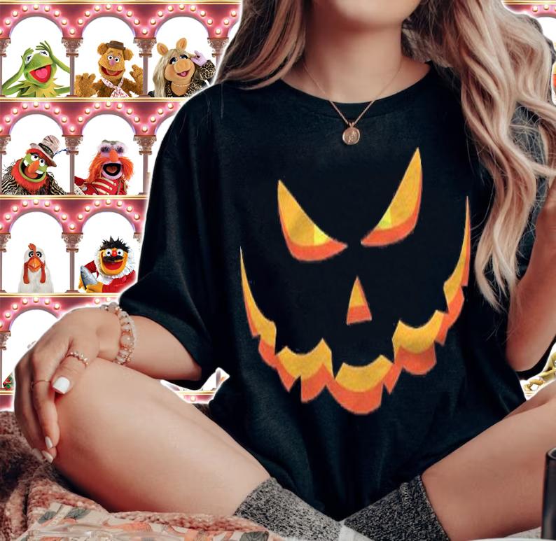 Jack O Lantern Scary Carved Pumpkin Face My Halloween Outfit Shirt t-shirt woman shirt