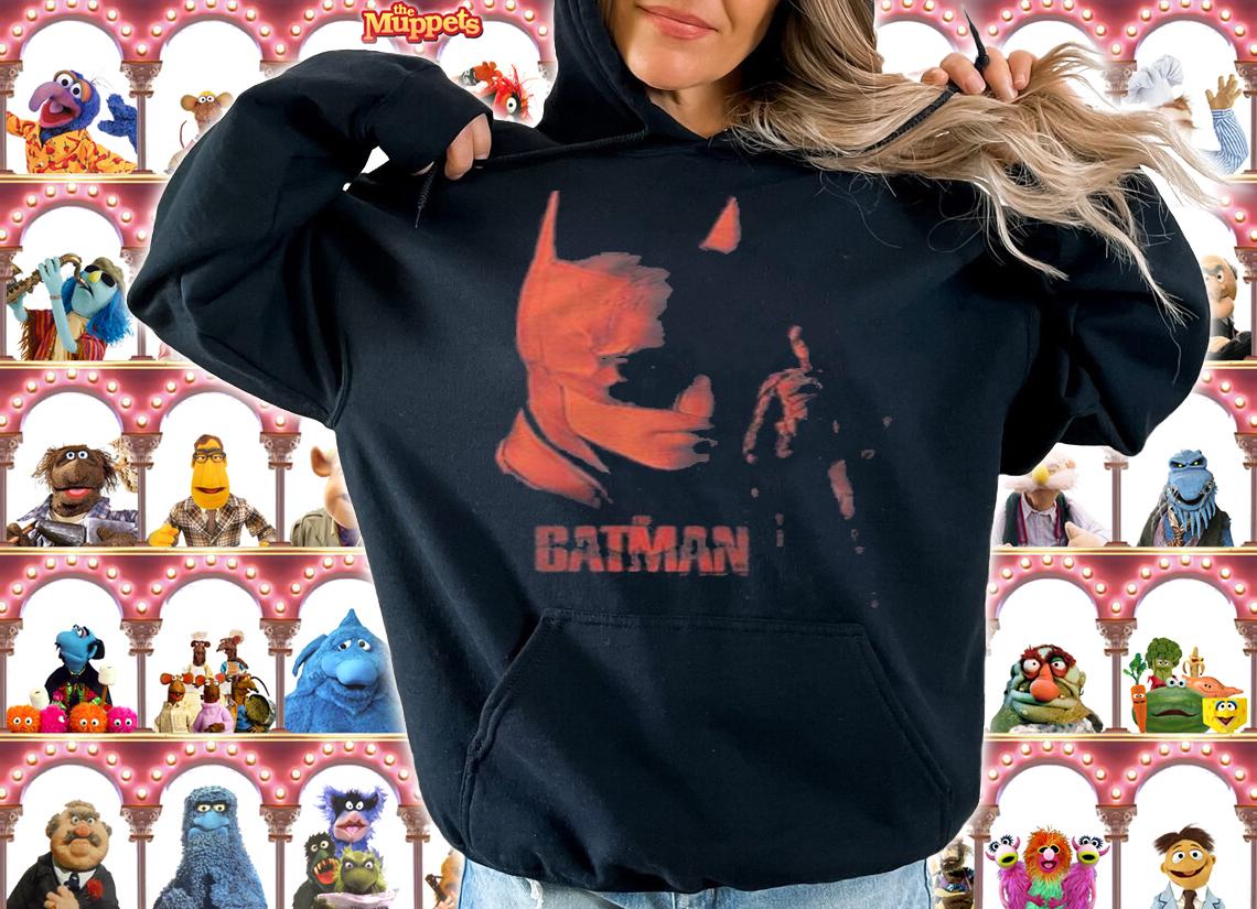 The Batman red Hero portrait T-shirt t-shirt hoodie